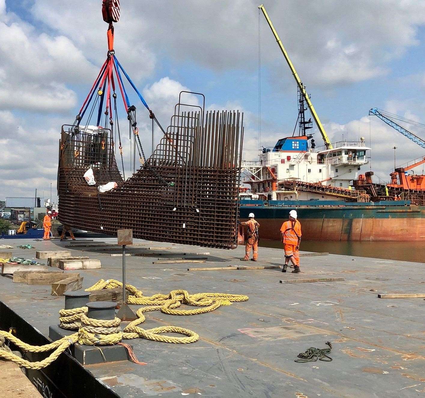 Chatham Docks has more than 800 people full-time employed at the site on the River Medway. Picture: Association of Chatham Docks Commerical Operators