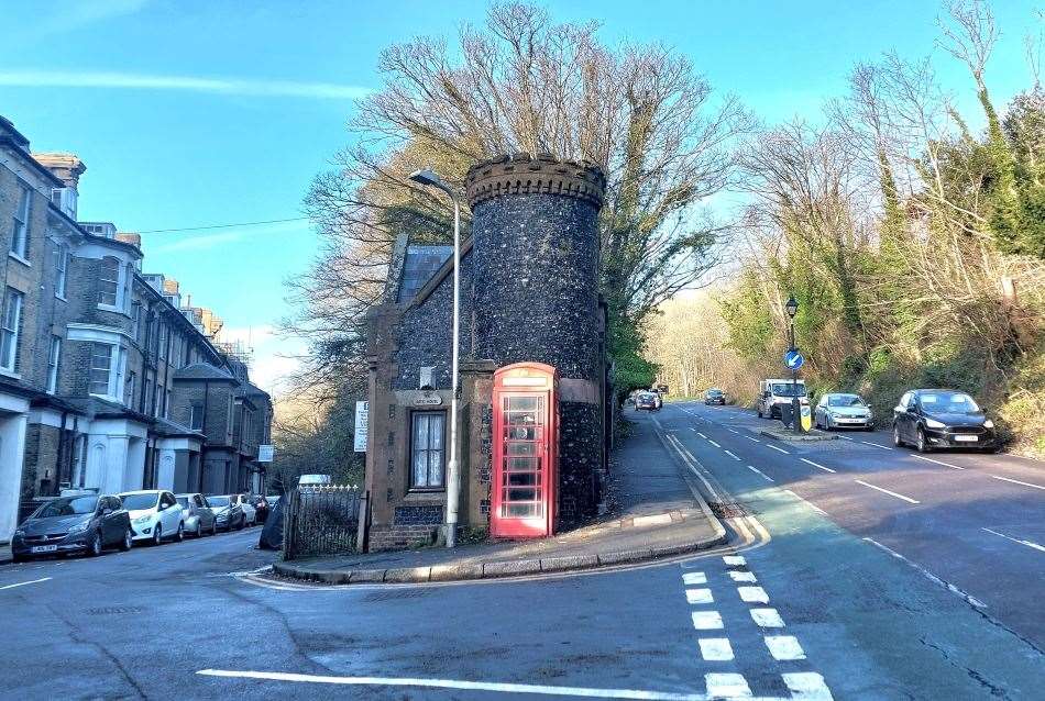 The Gate House in Dover is on the corner of Victoria Park, left, and Castle Hill Road. Picture: SDL Property Auctions