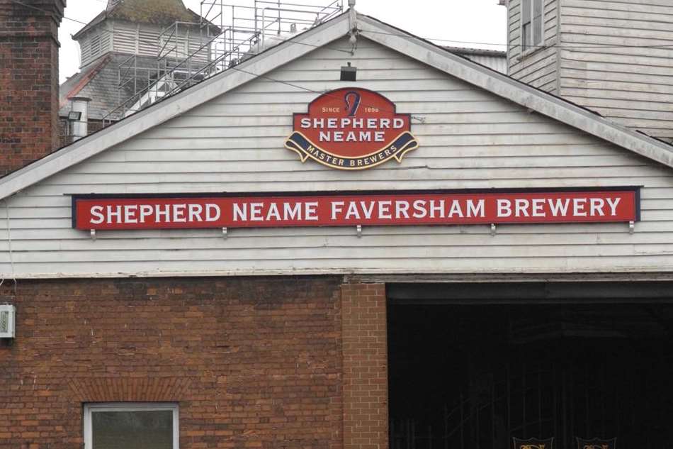 The Shepherd Neame brewery in Faversham.