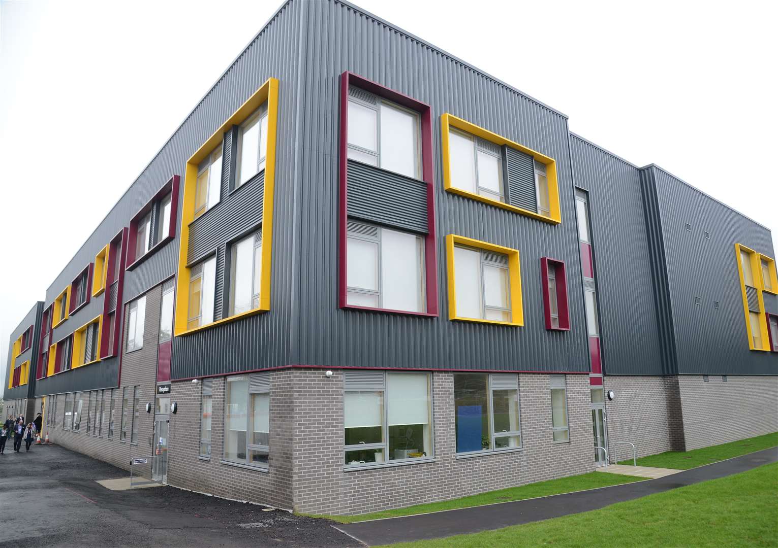 The new building at Meopham School opened in 2018 but more room is already needed. Picture: Gary Browne.