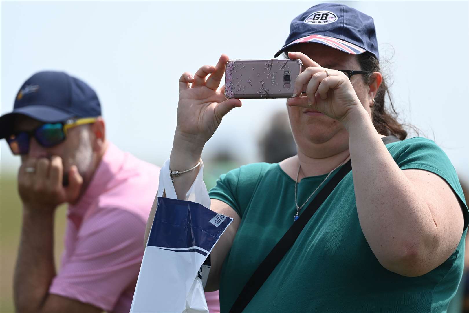 Fans photograph the action at The Open. Picture: Barry Goodwin (49263208)