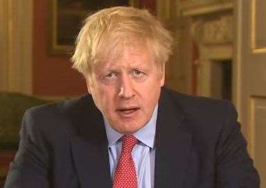 Boris Johnson has used war-like language to describe the coronavirus outbreak Picture: BBC