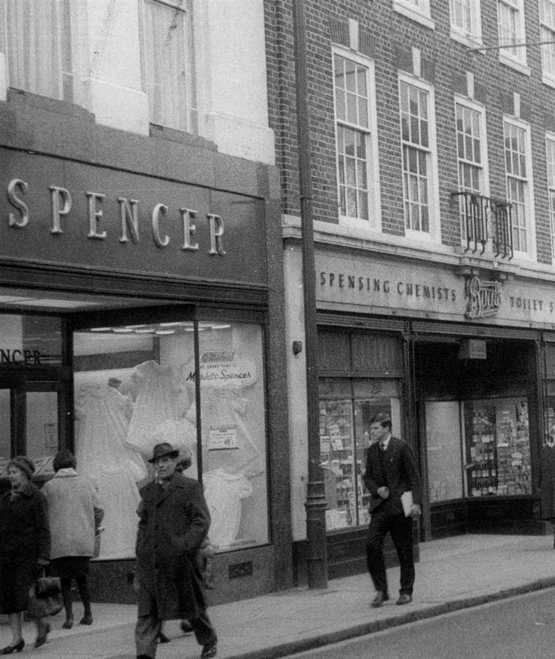 Marks and Spencer in Ashford in 1965