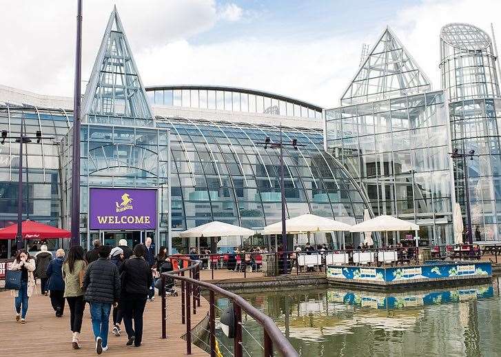 Bluewater Shopping Centre in Greenhithe.