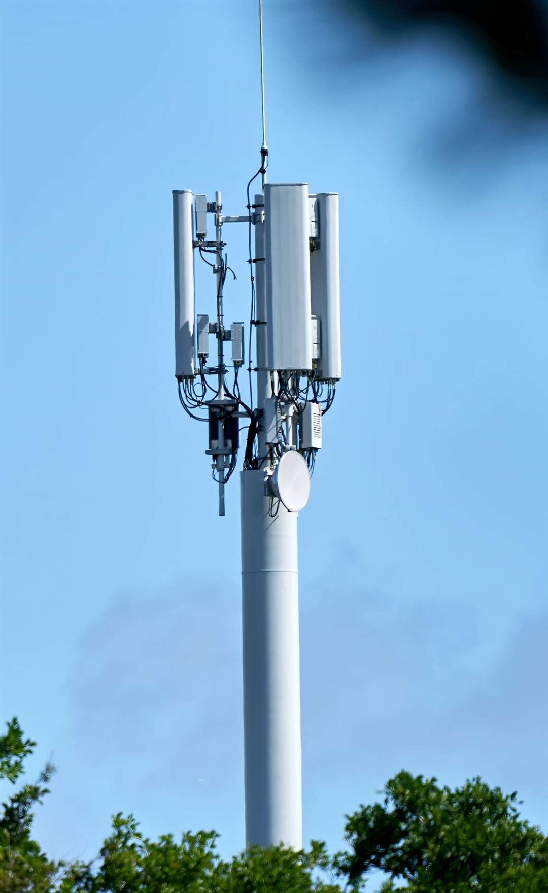 A 5G mast similar to that which is being proposed for the Meads area