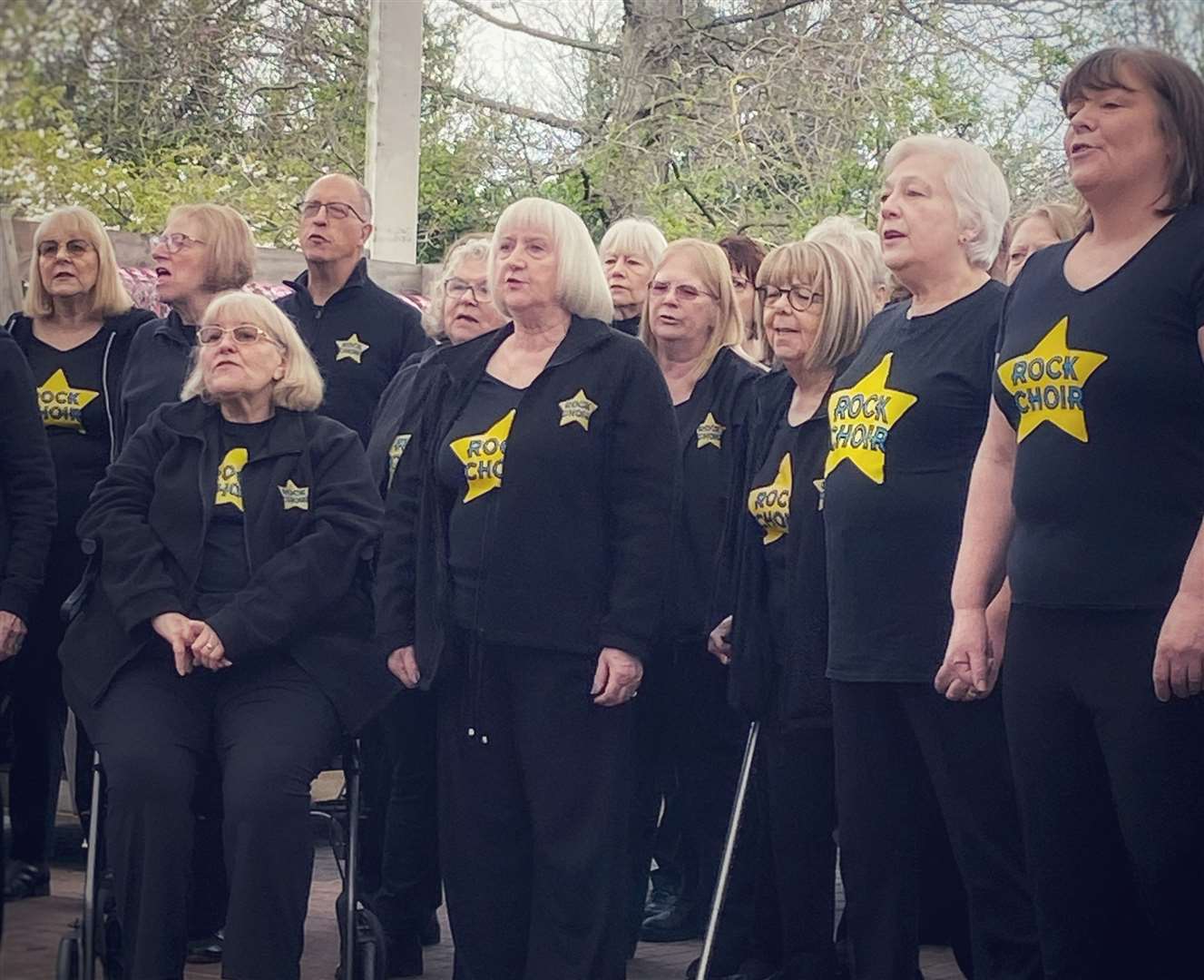 Rock Choir Kent singing their hearts out at Millbrook Gravesend’s 30th birthday celebrations. Photo: Millbrook Garden Company