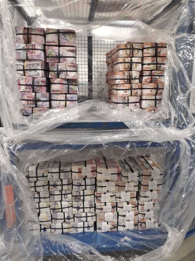 The seizure of more than £5m in cash was the biggest single seizure ever made by the Met Police