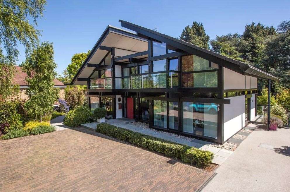 This £3m 'flatpack' home in Sevenoaks in now on the market. Picture: Knight Frank