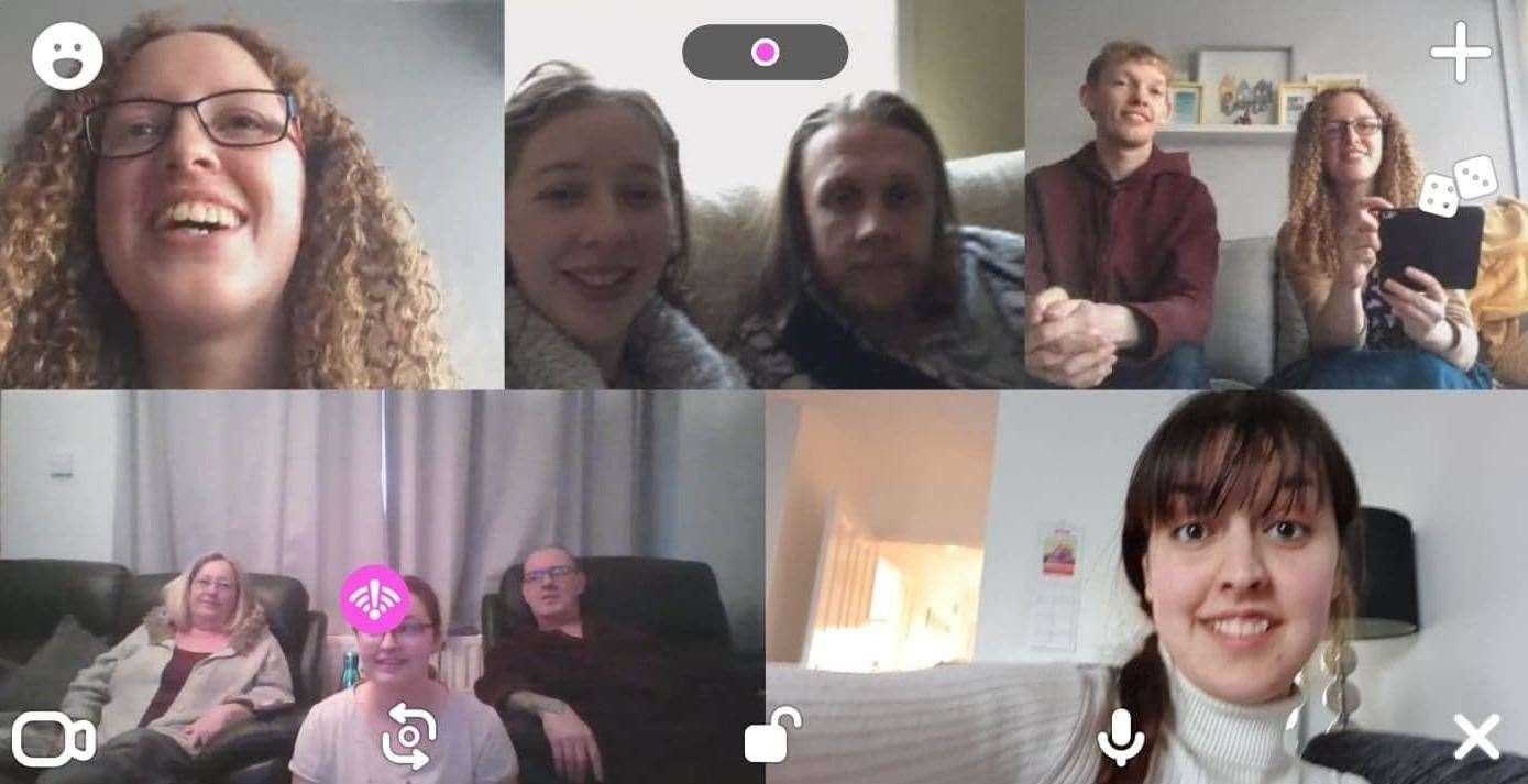 Ashford family host regular board game evenings over video chat