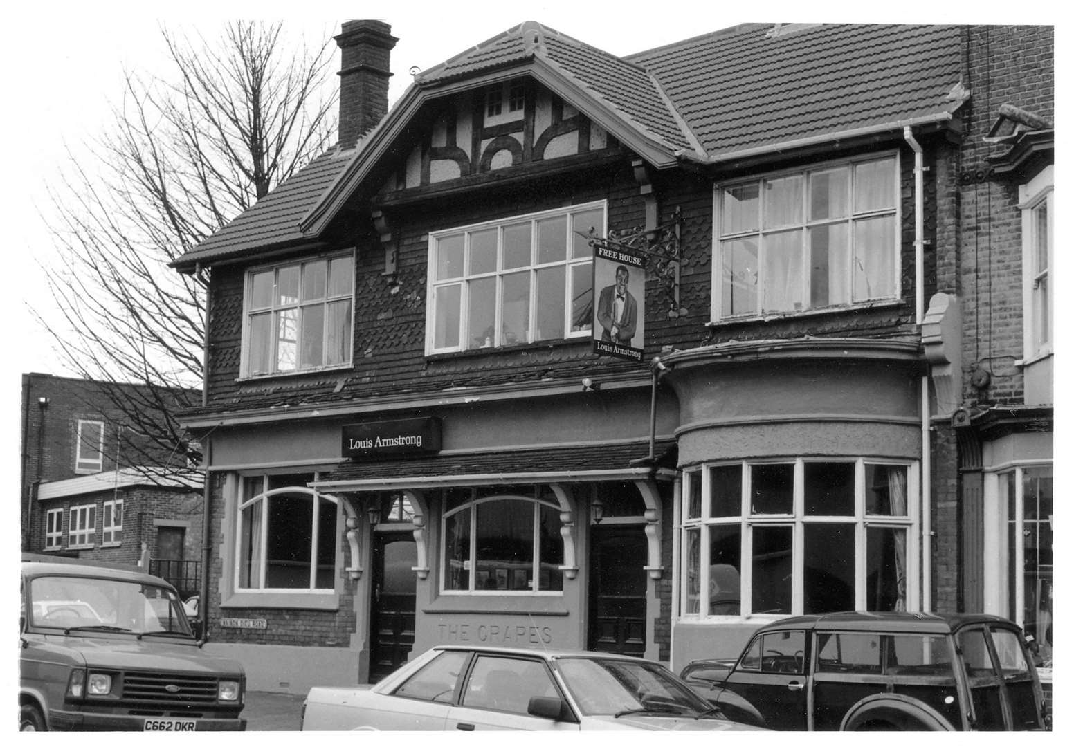 The Louis Armstrong Pub, taken in 1990, courtesy of Dover Museum