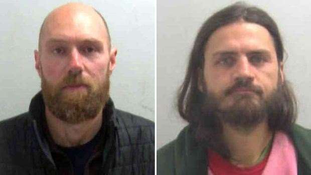 On April 21, Morgan Trowland (left) and Marcus Decker (right) were sentenced at Southend Crown Court. Picture: PA/Essex Police