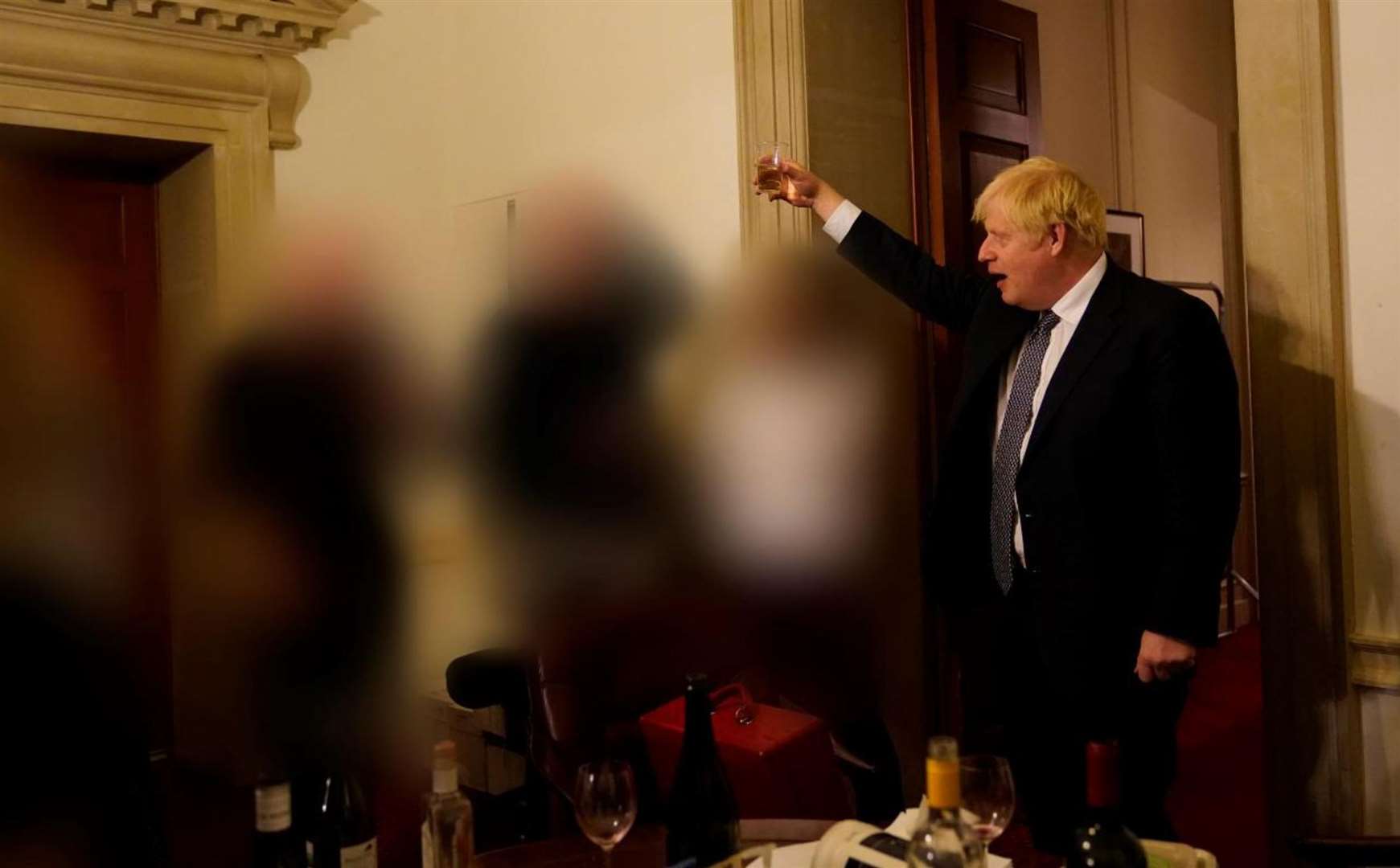 A gathering in No.10 Downing Street on the departure of a special advisor on November 13, 2020. Picture: Sue Gray Report