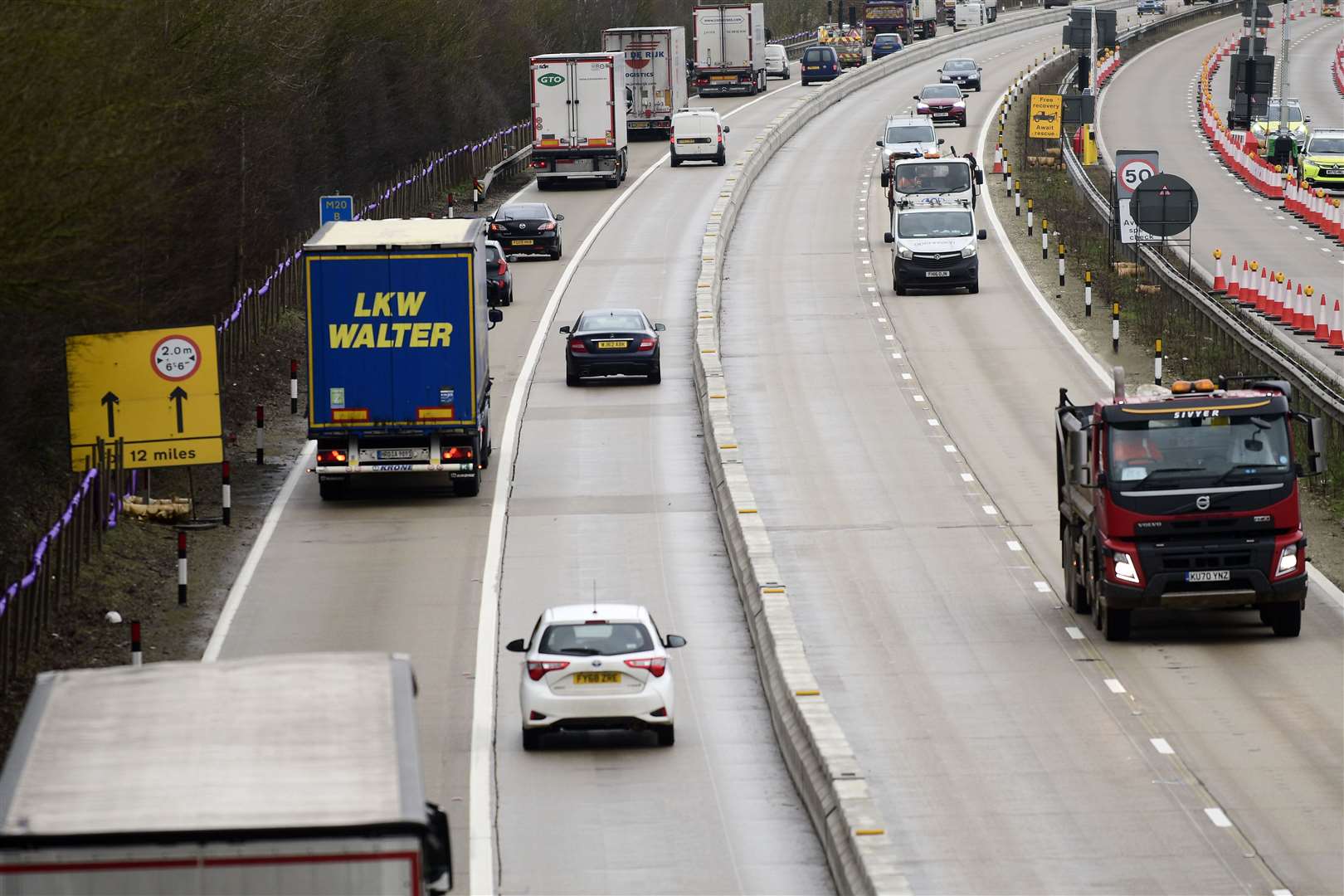 The delays are on the M20, near junction 9 for Ashford. Stock picture: Barry Goodwin