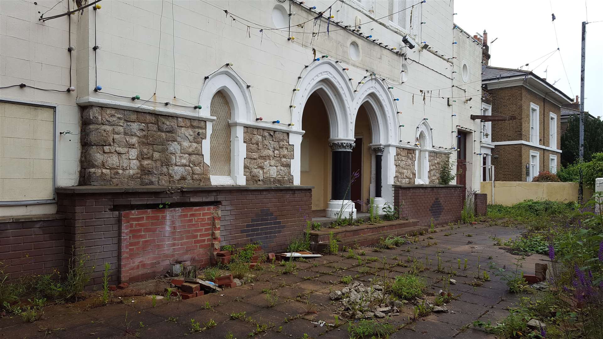 The former Gurdwara temple has been subject to vandalism in recent years.