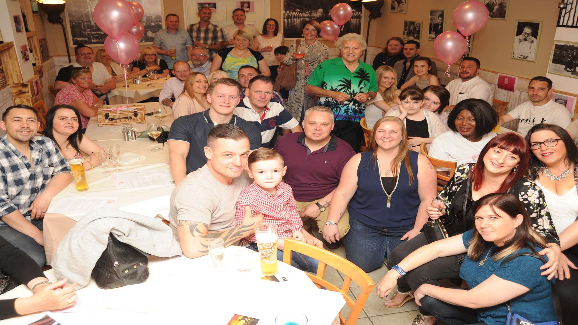 The launch party of Stacey's Smiles charity was held at Divizia in Gravesend