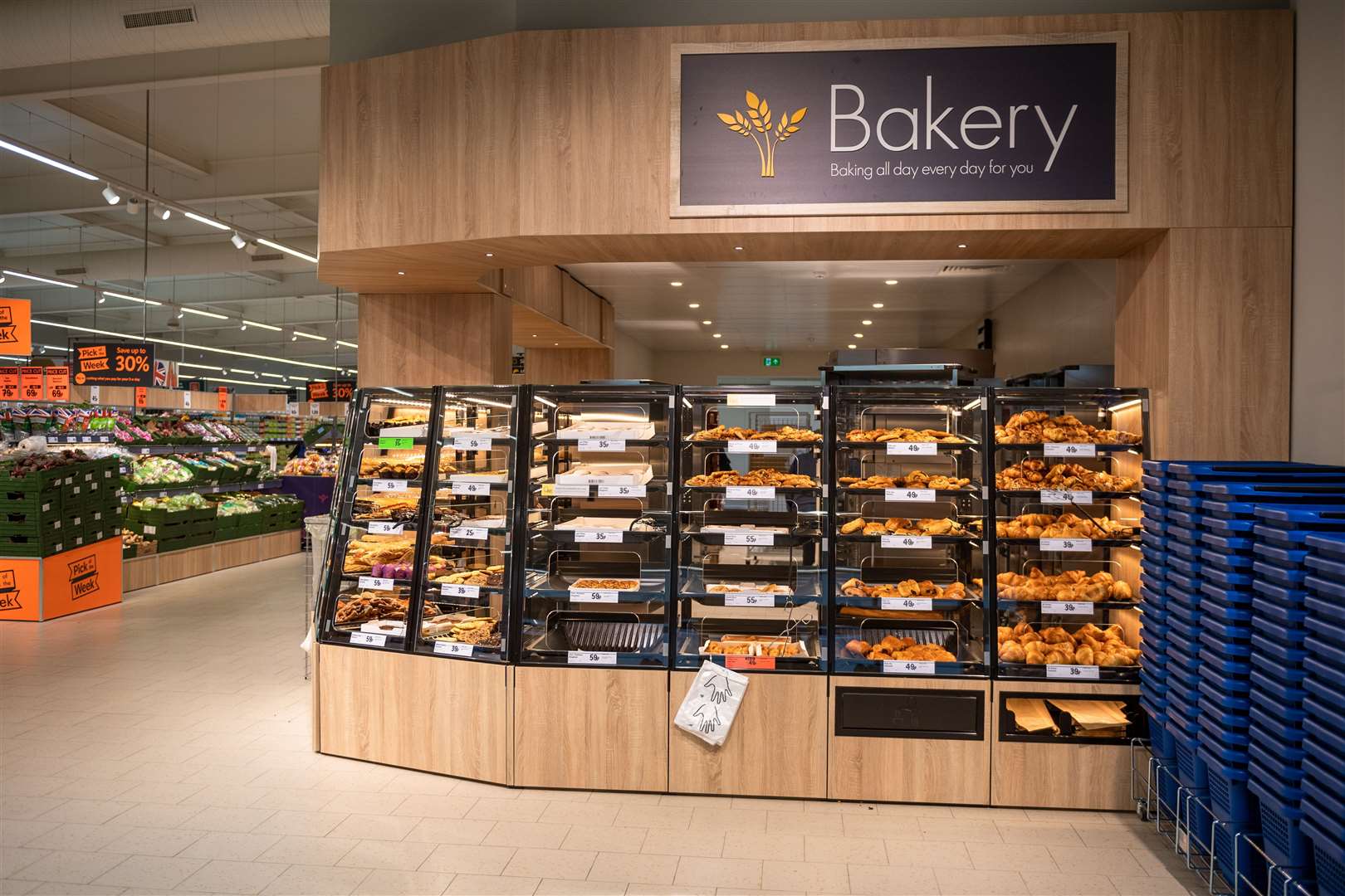 Lidl's signature bakery complete with rolls and pastries. Picture: Lidl / CPG Photography