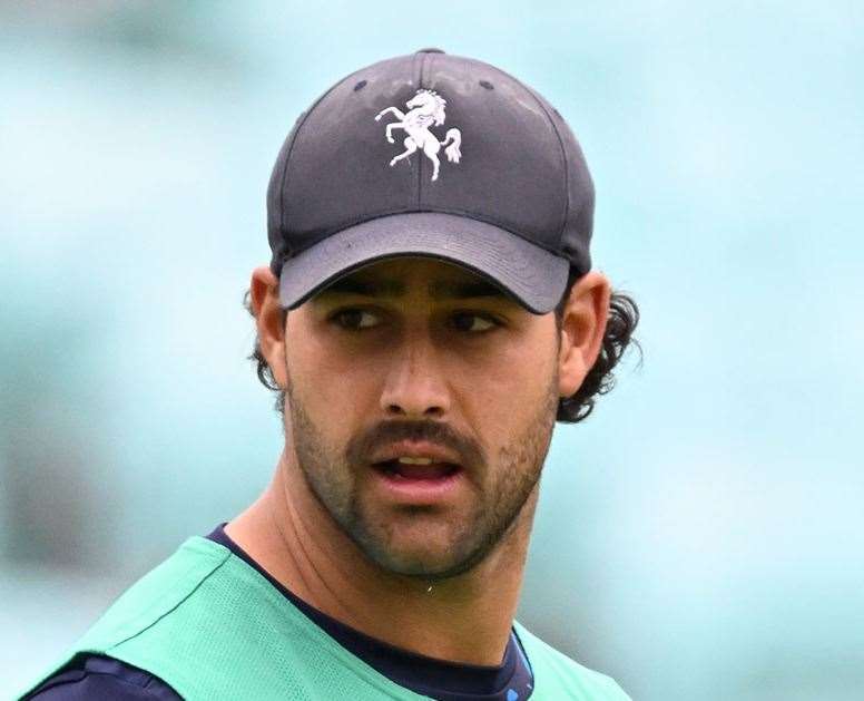Wes Agar – the Australian bowler is set to return to Kent in 2024. Picture: Keith Gillard