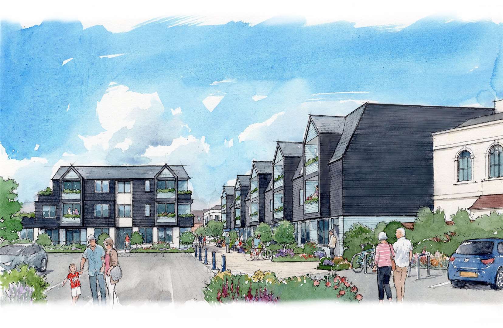 Revised designs were submitted for the former Aldi store following backlash from the Hythe Civic SocietyPicture: In5 Group