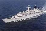 HMS CHATHAM: on UN sanction-busting duties