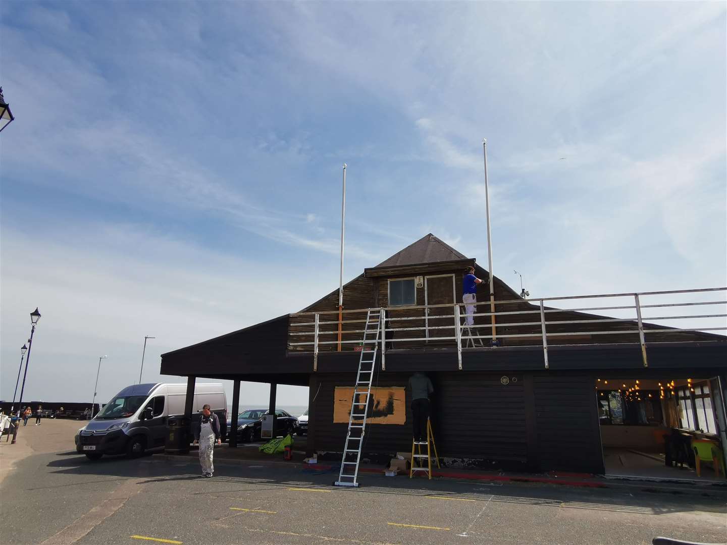 Work is underway to transform the building into Jetty Broadstairs