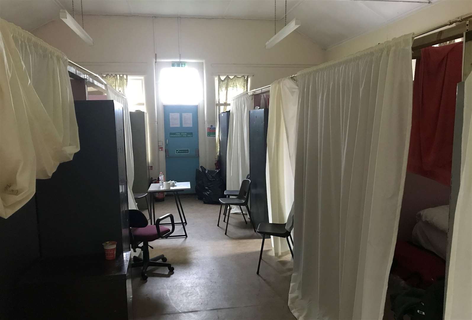 Conditions inside Napier Barracks in Folkestone.  Photo: Independent Chief Inspector of Borders and Immigration
