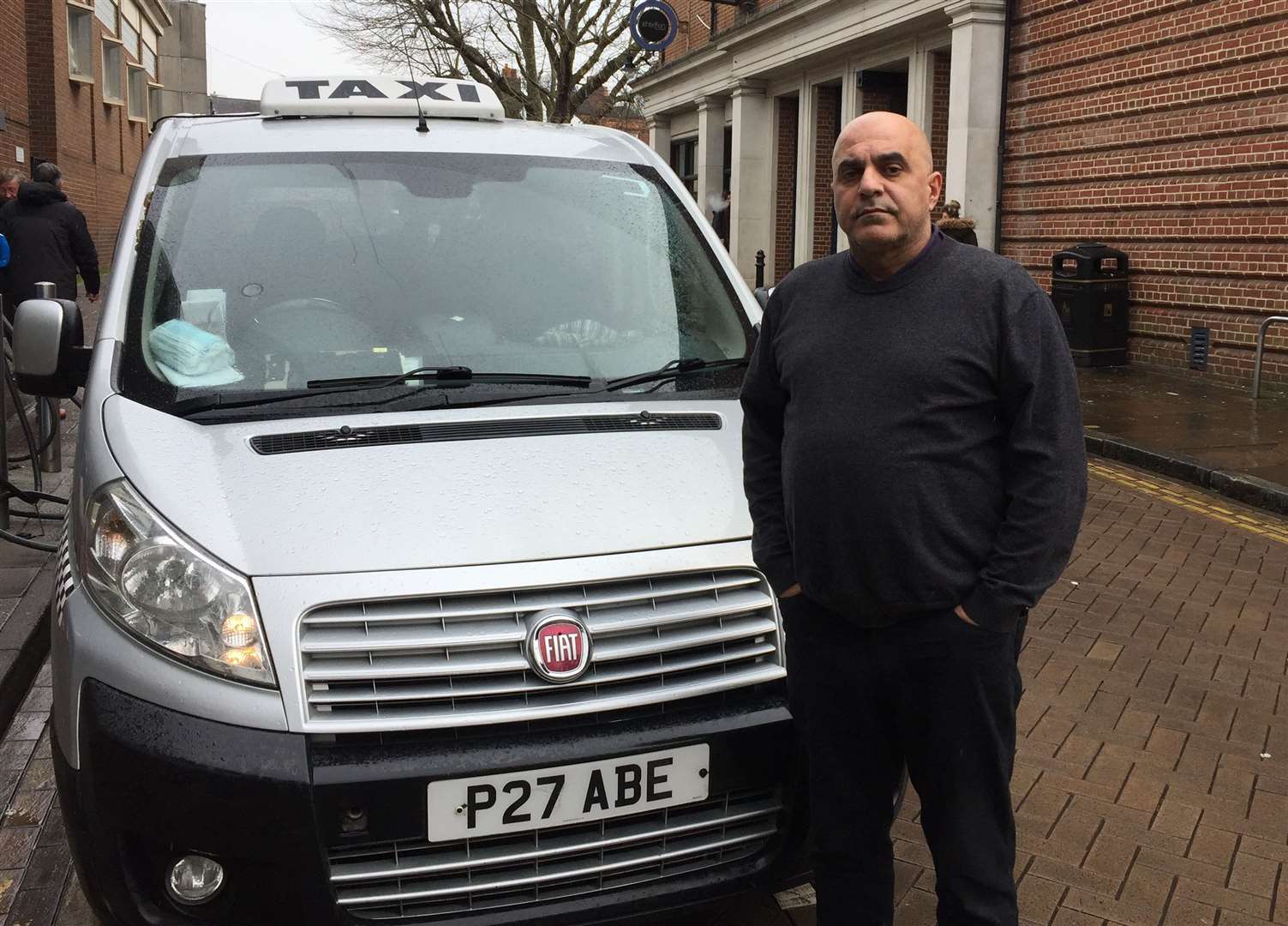 Canterbury taxi driver Abe Housein was concerned he could be left jobless