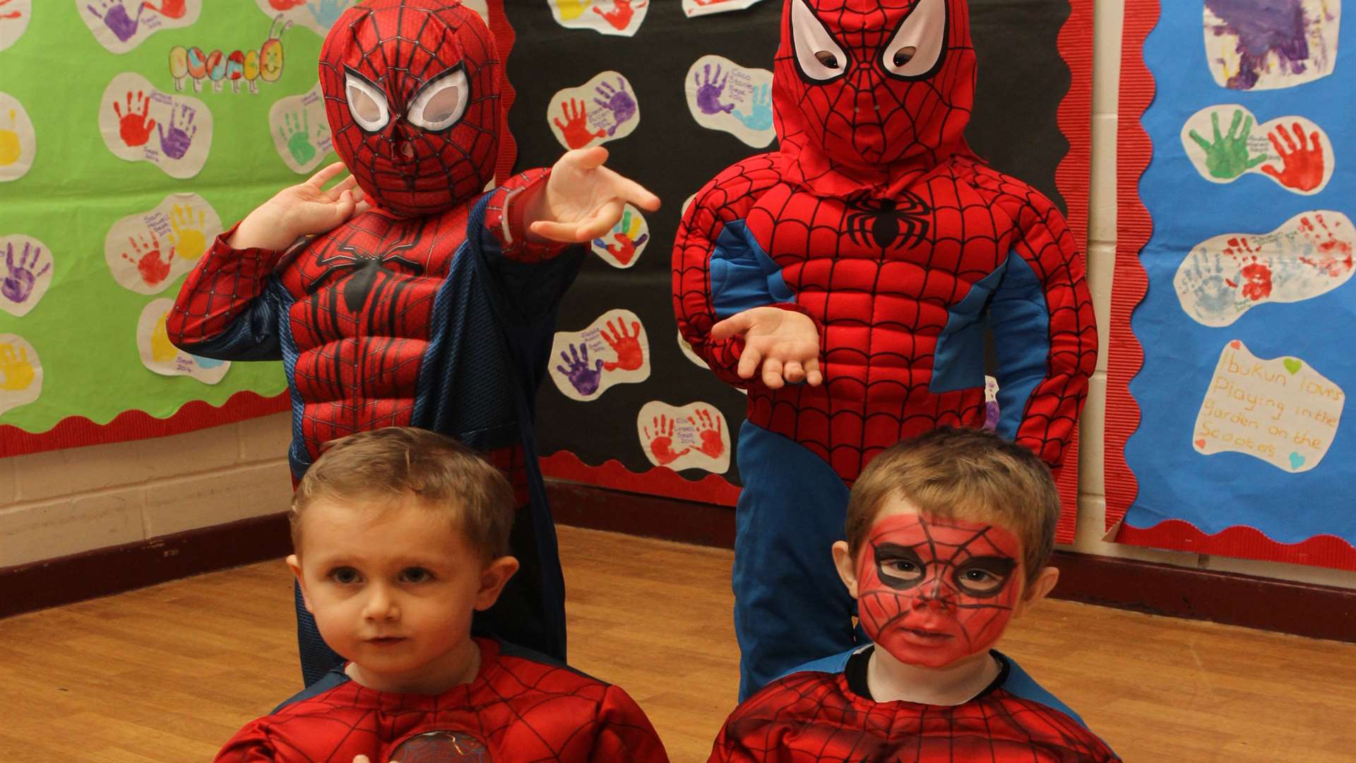 Webtastic costumes at Leybourne Pre-school