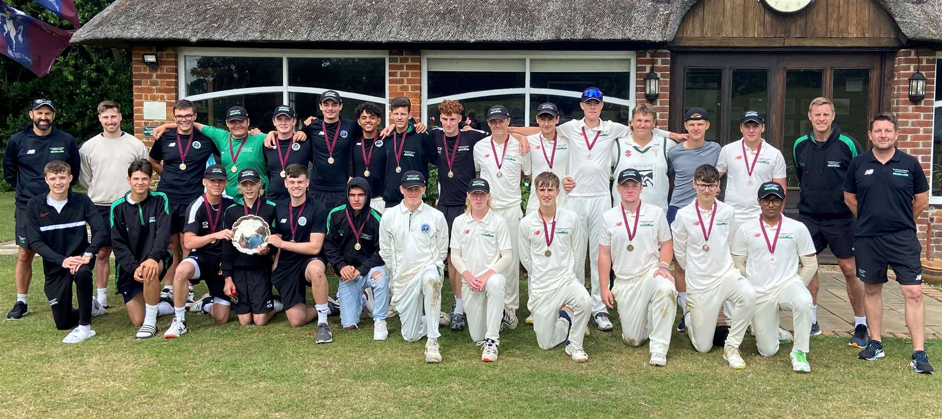 Two cricket teams from The Canterbury Academy faced one another in the 2023 Kent Schools League Cup Final