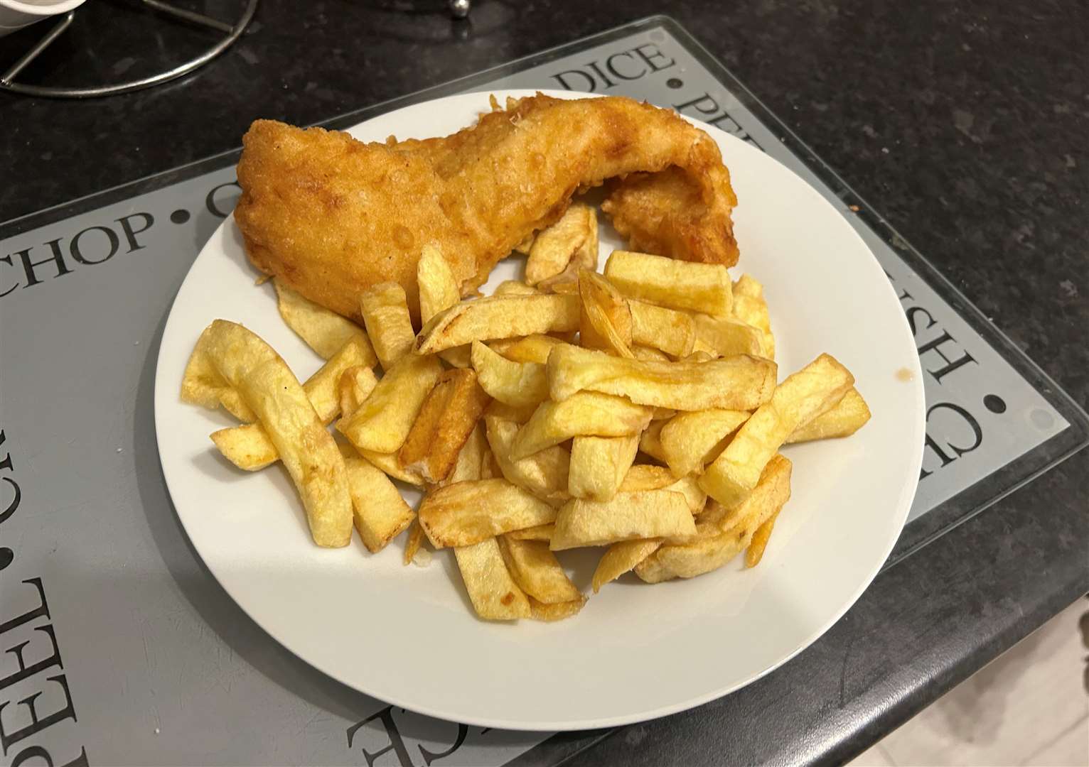 Cod and chips from the Torbay in Hythe cost £8.50