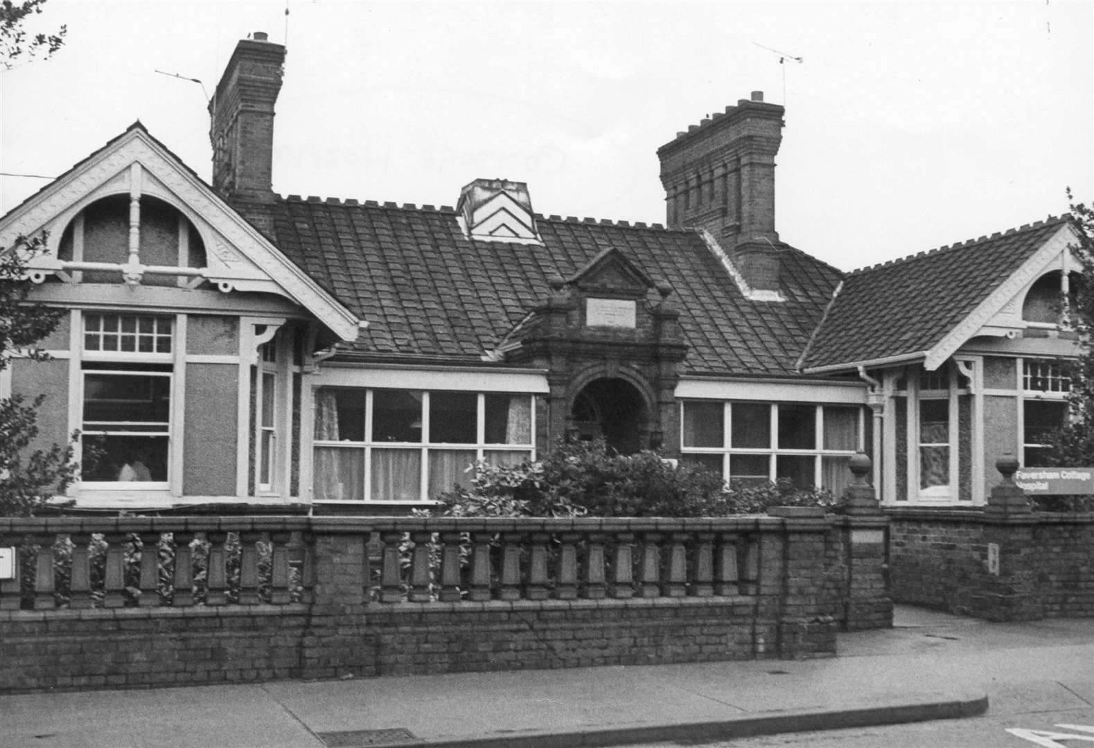 Faversham Cottage Hospital pictured in 1980