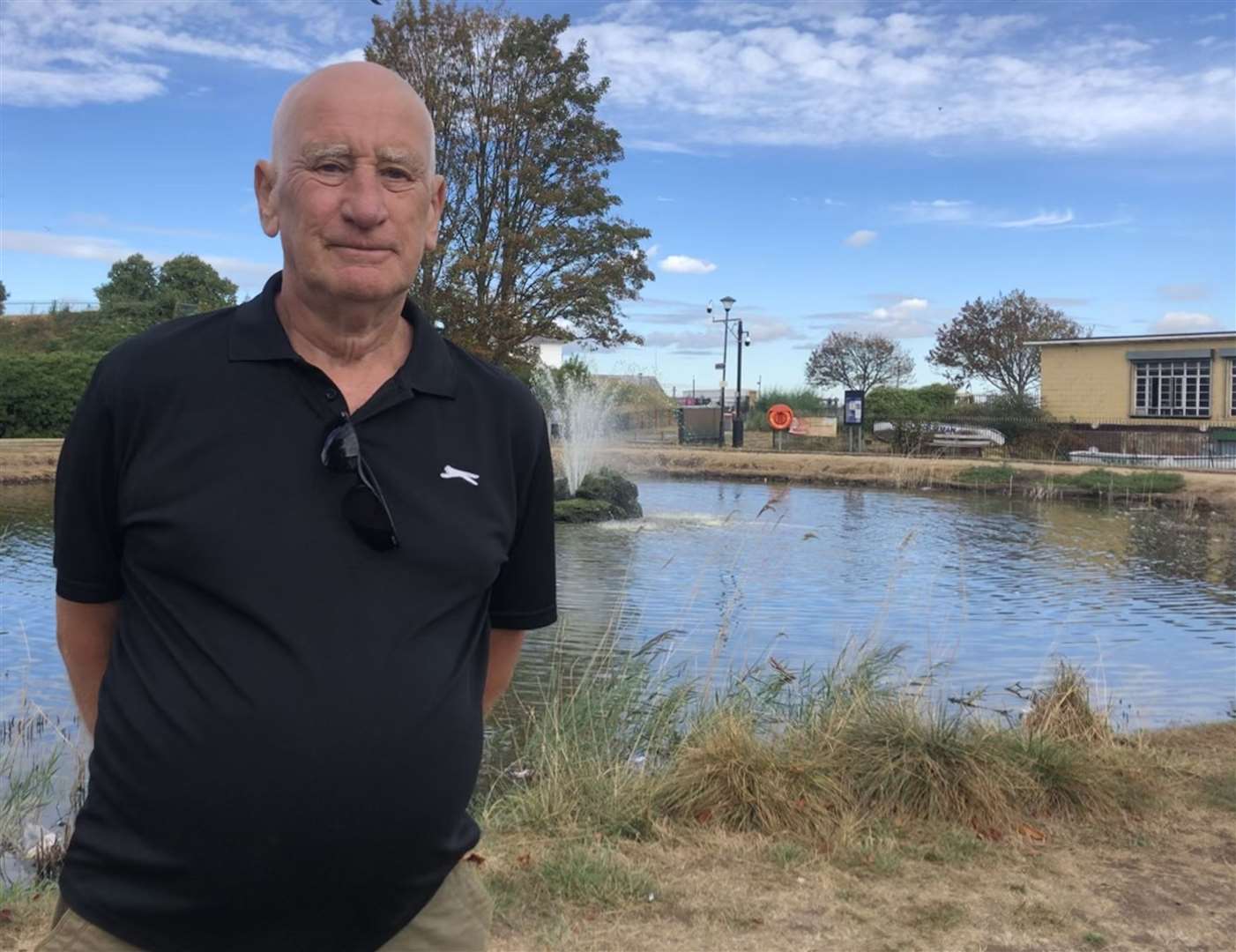 Brian Palmer raised the issue of litter seeping into the lake