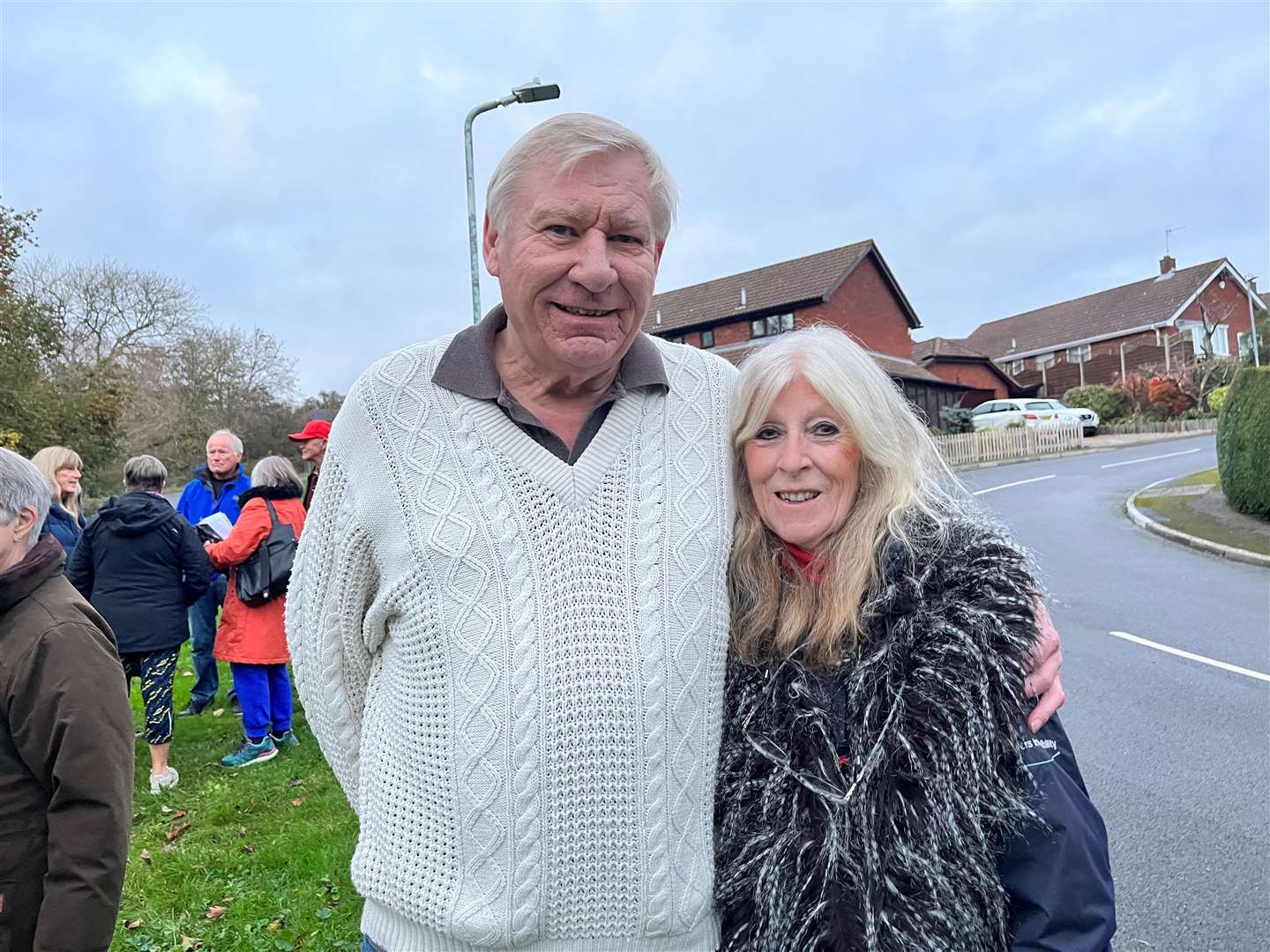 Couple David Bussell and Diana Dawson are committed to fighting the proposed development