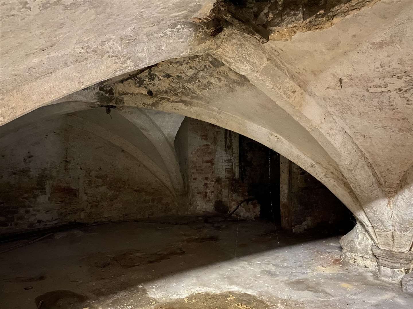 Part of a crypt has been discovered in Maidstone