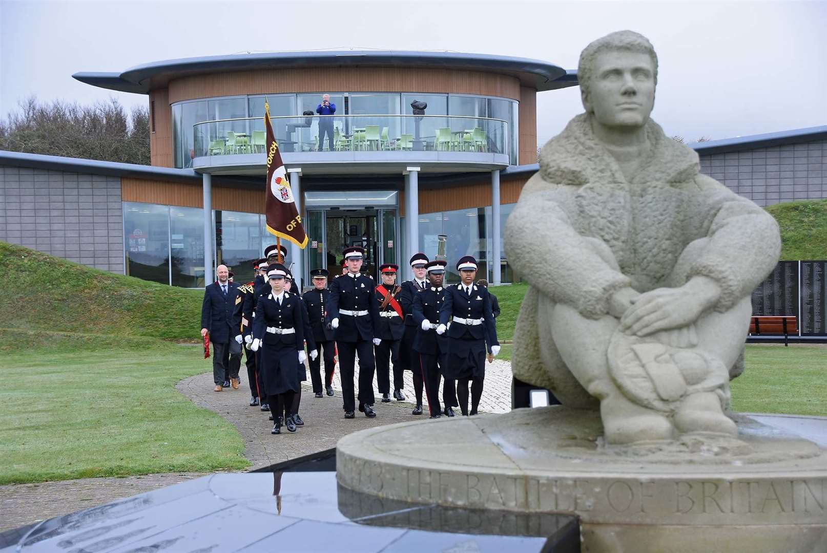 DOYRMS students at the ceremony. Picture: Battle of Britain Memorial Trust