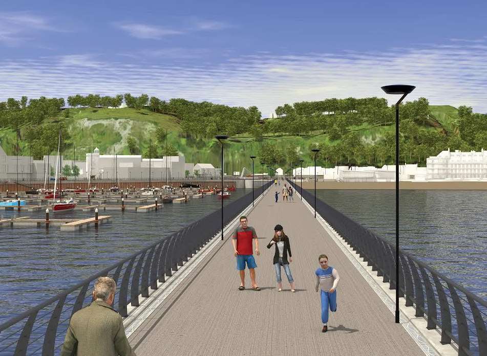 The pier will be transformed and jobs created
