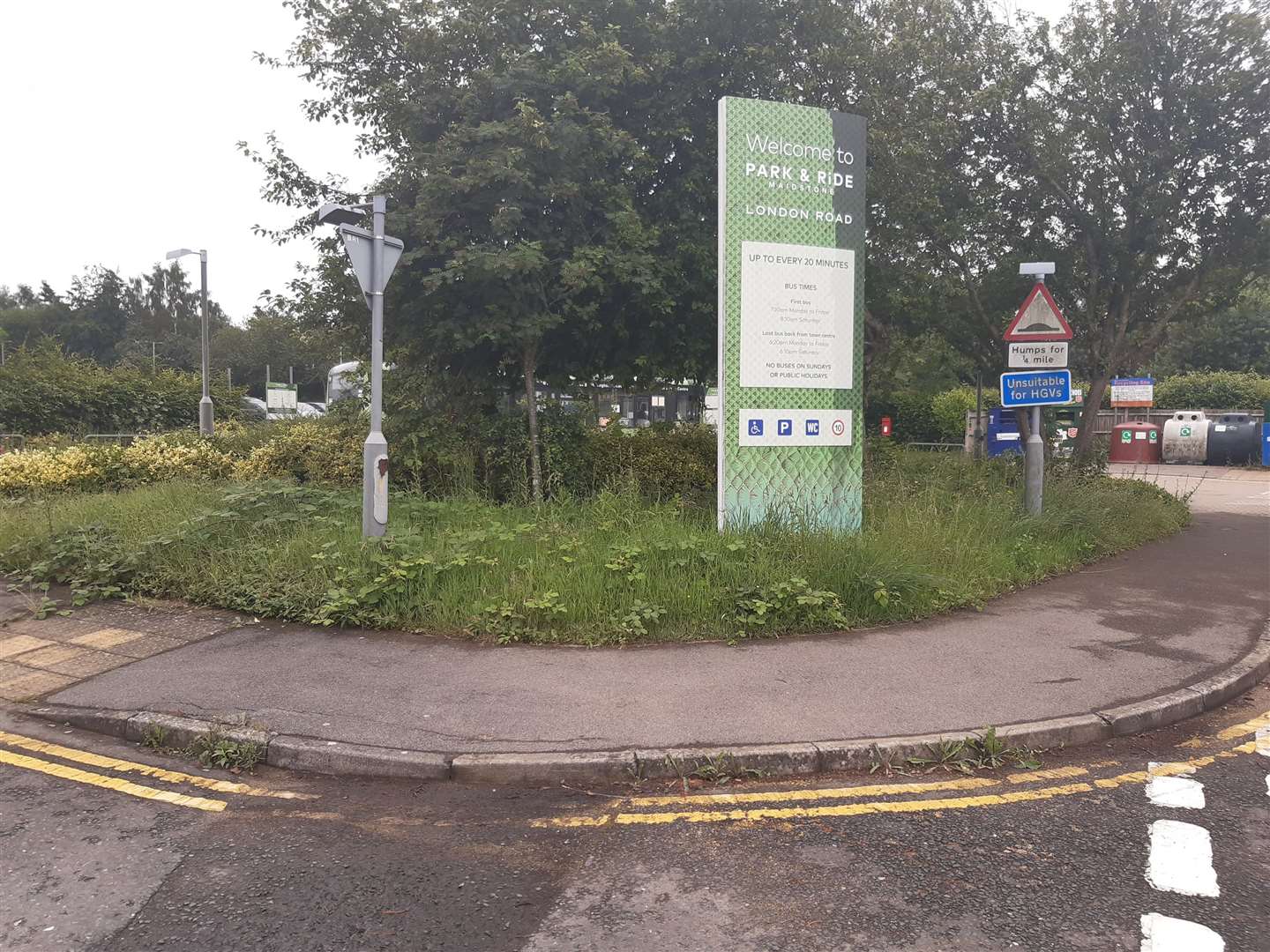 The London Road Park and Ride site off Beaver Road in Allington