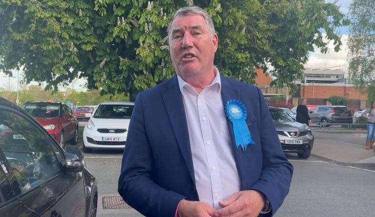 Mike Whiting won the Sheppey Division by-election in Swale. Picture: Joe Harbert