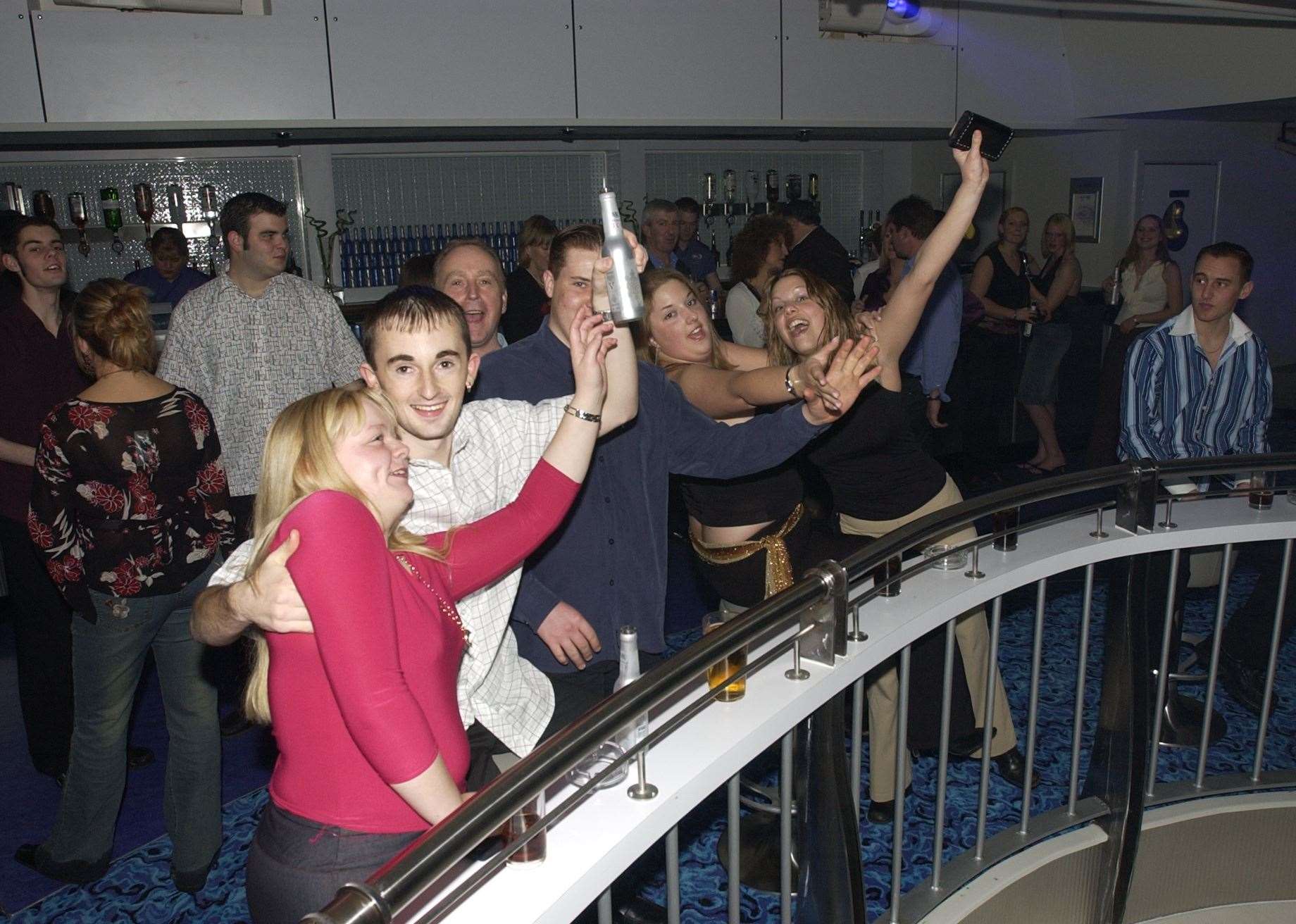 Inside Ashford’s Liquid nightclub in 2002