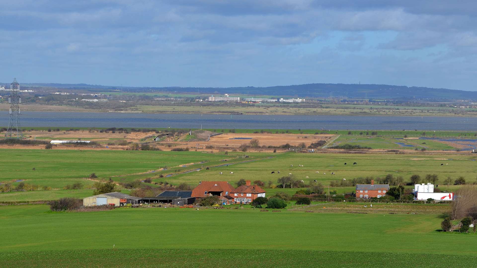 A panoramic view of Shorne, which could have a large dual carriageway through it