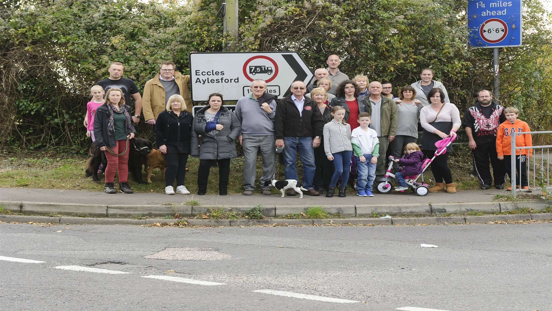 Residents have started a petition to improve safety at the junction of Bull Lane