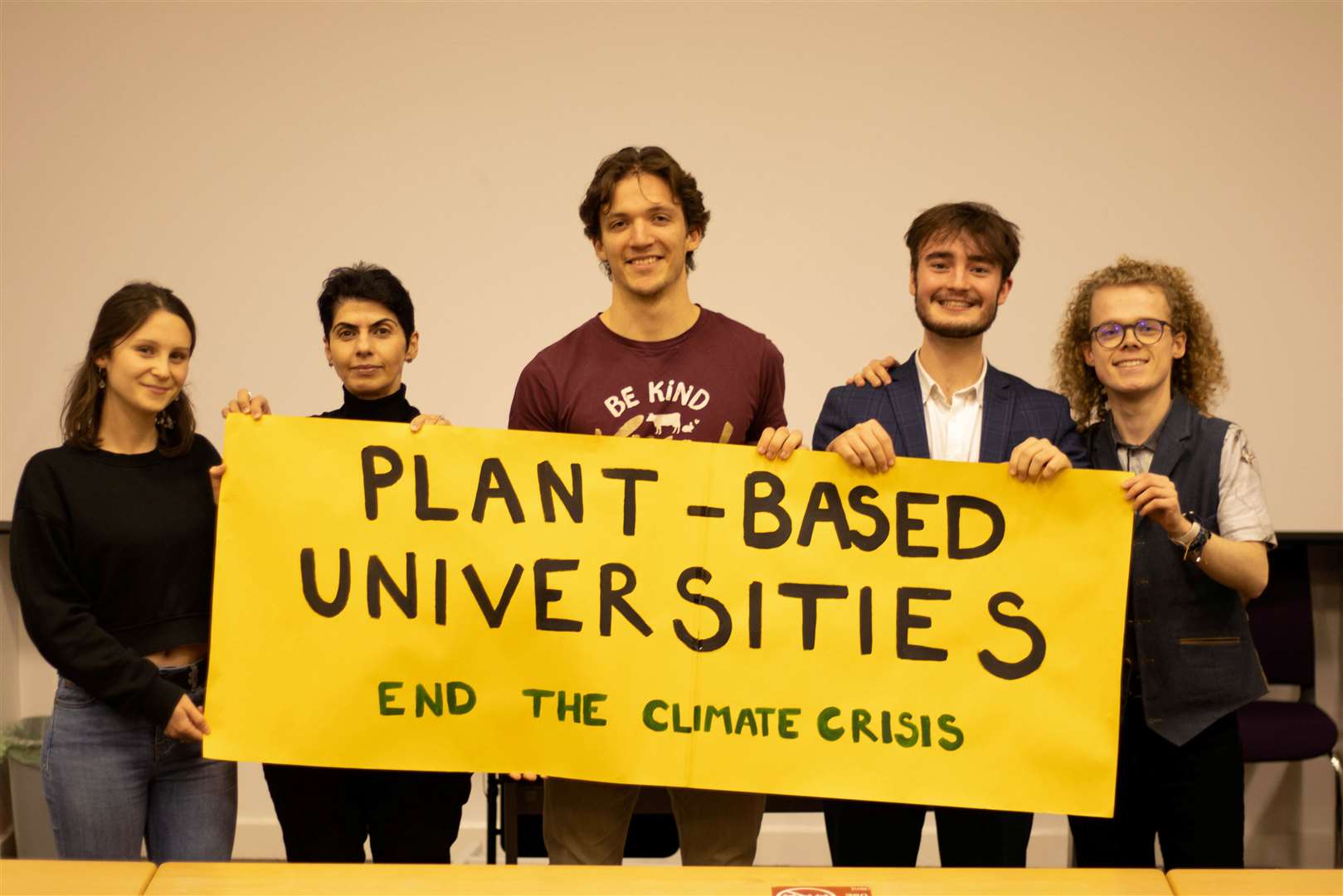 The Plant-Based Universities campaign at the University of Kent. Picture: Plant-Based Universities Kent