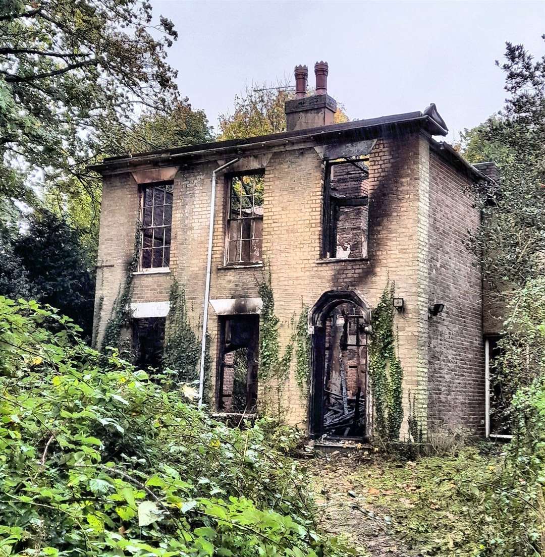 Rose Hill in Ash, near Sandwich after the fire. Photo: Kate Russell