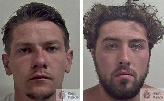 Jimmy Price and Frank Matthews have both been jailed for their roles in the stable raids. Photo: Kent Police