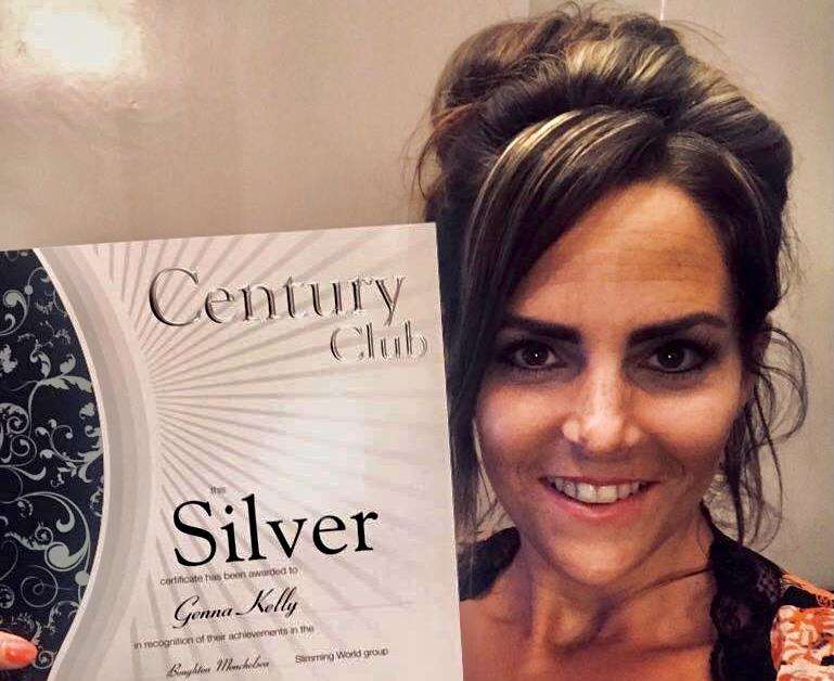 Genna Kelly has received the silver award after her groups lost a combined 165 stone (1910289)