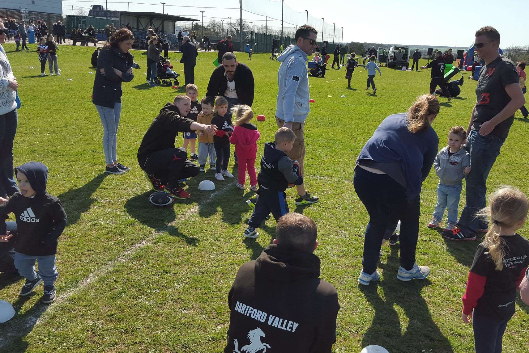 Over 120 youngsters and their families came to enjoy the sunshine