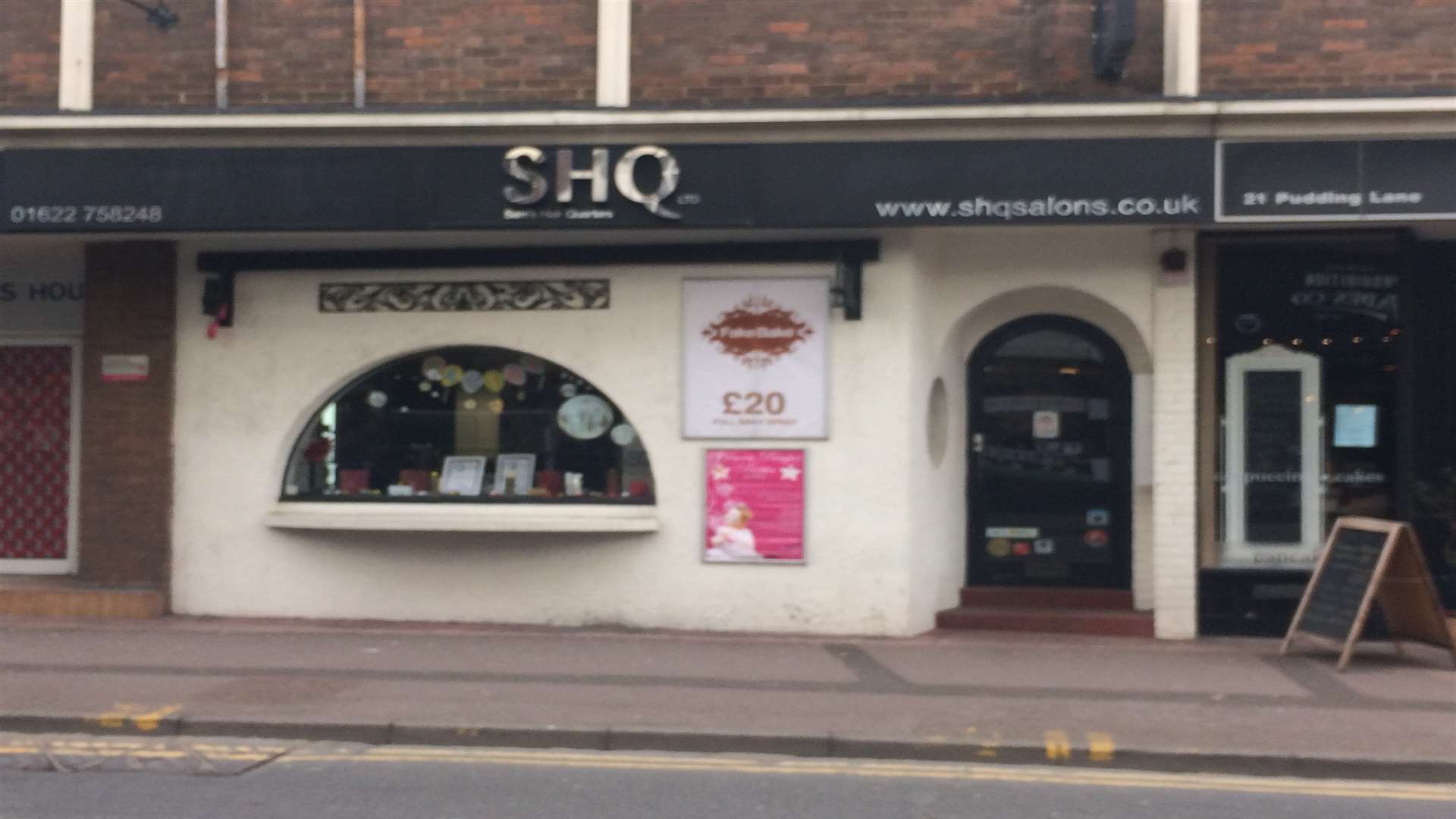 SHQ salon in Pudding Lane was forced to cancel afternoon appointments.