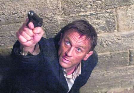 Daniel Craig reprises his 007 role in Quantum of Solace