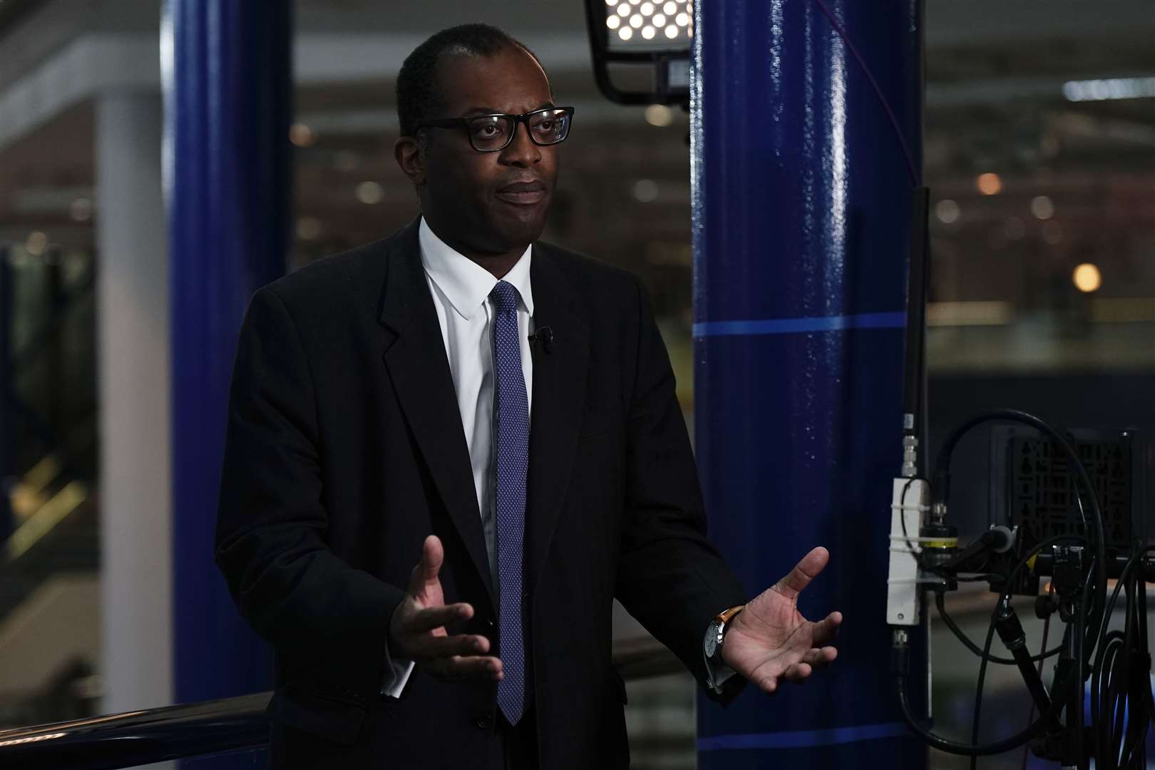 Chancellor Kwasi Kwarteng is attending the Tory conference in Birmingham (Aaron Chown/PA)