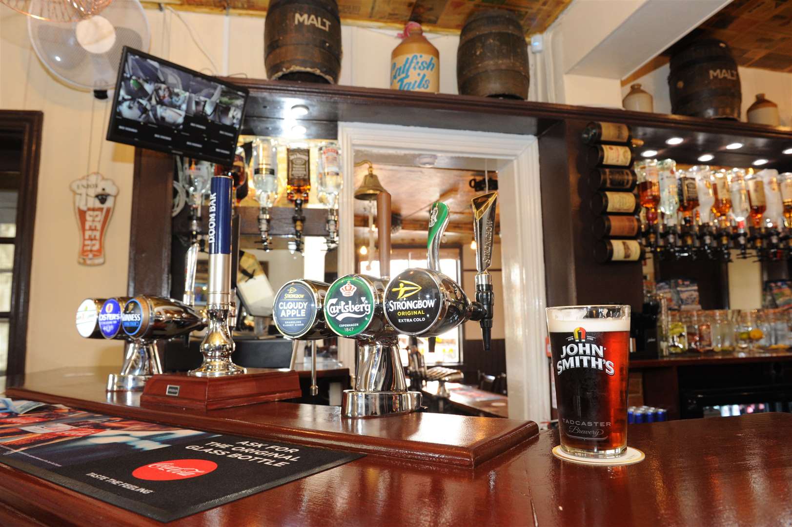 Drinkers at the Rising Sun have seen supply issues impact on their top tipples