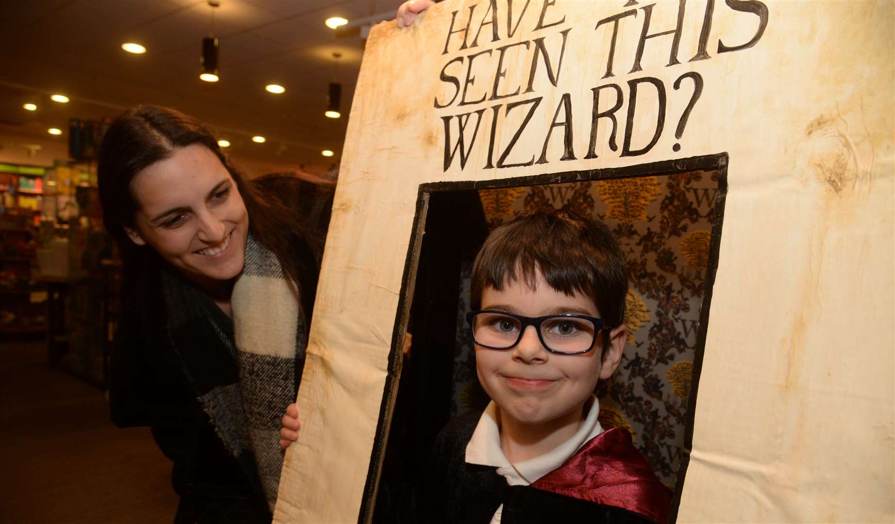 People at Waterstones in Maidstone, enjoying Harry Potter Book Night last year